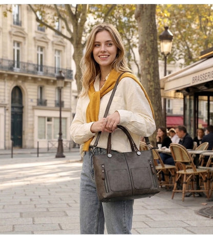 Sacs à main rétro grande capacité pour femmes