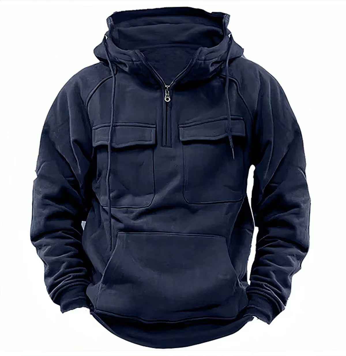 Sweat à capuche zippé pour hommes