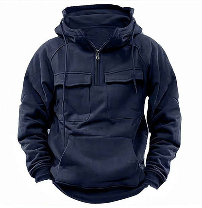 Sweat à capuche zippé pour hommes