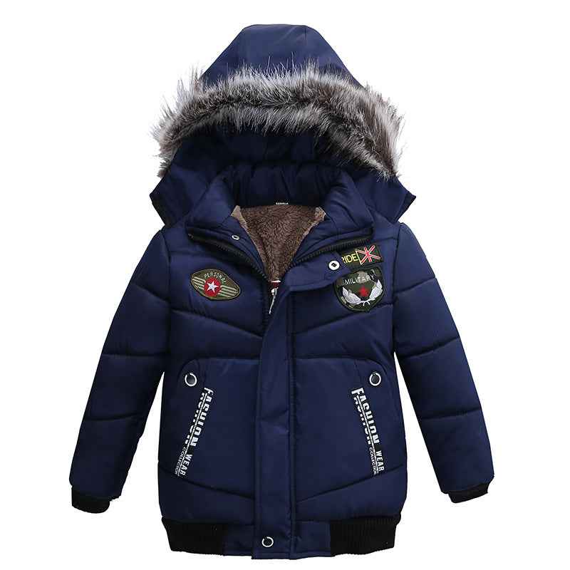 Veste matelassée en coton pour garçons de petite et moyenne taille