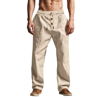 Pantalon homme respirant coupe ample décontractée