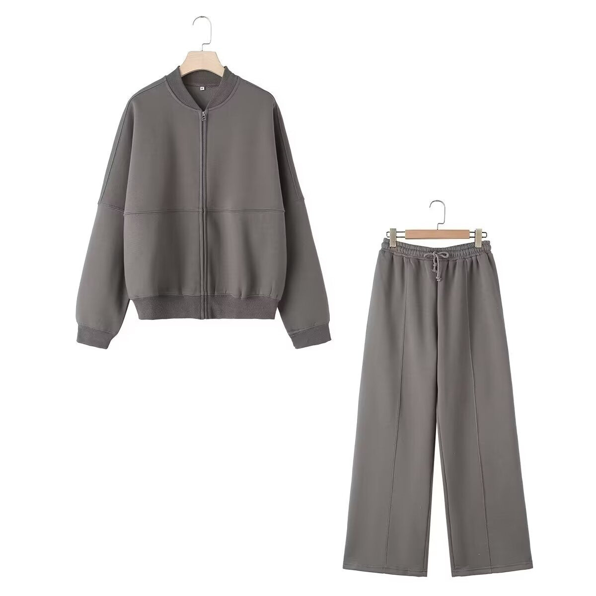 Sweatshirt & Flowy Pants Duo
