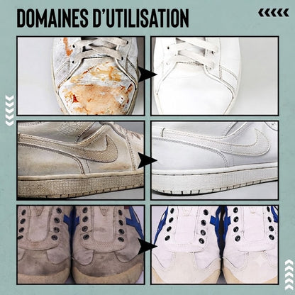 Mousse Nettoyeur de Chaussures Blanches