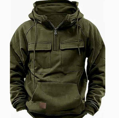 Sweat à capuche zippé pour hommes
