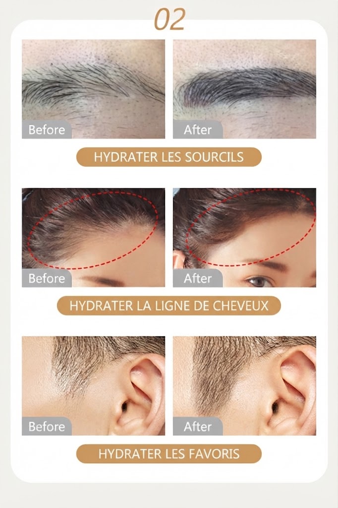 Cils épais, longs et recourbés à l'anglaise