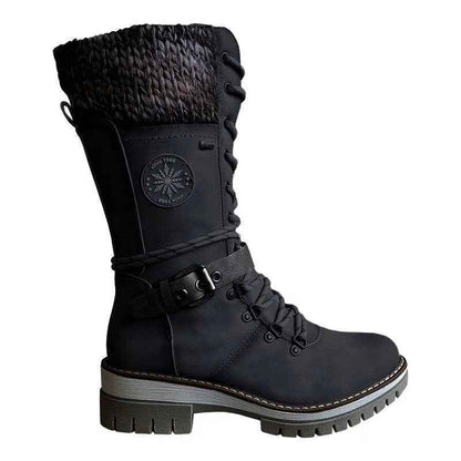 Bottes Martin à talon haut carré