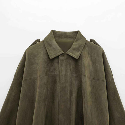Veste Bombardier en Daim