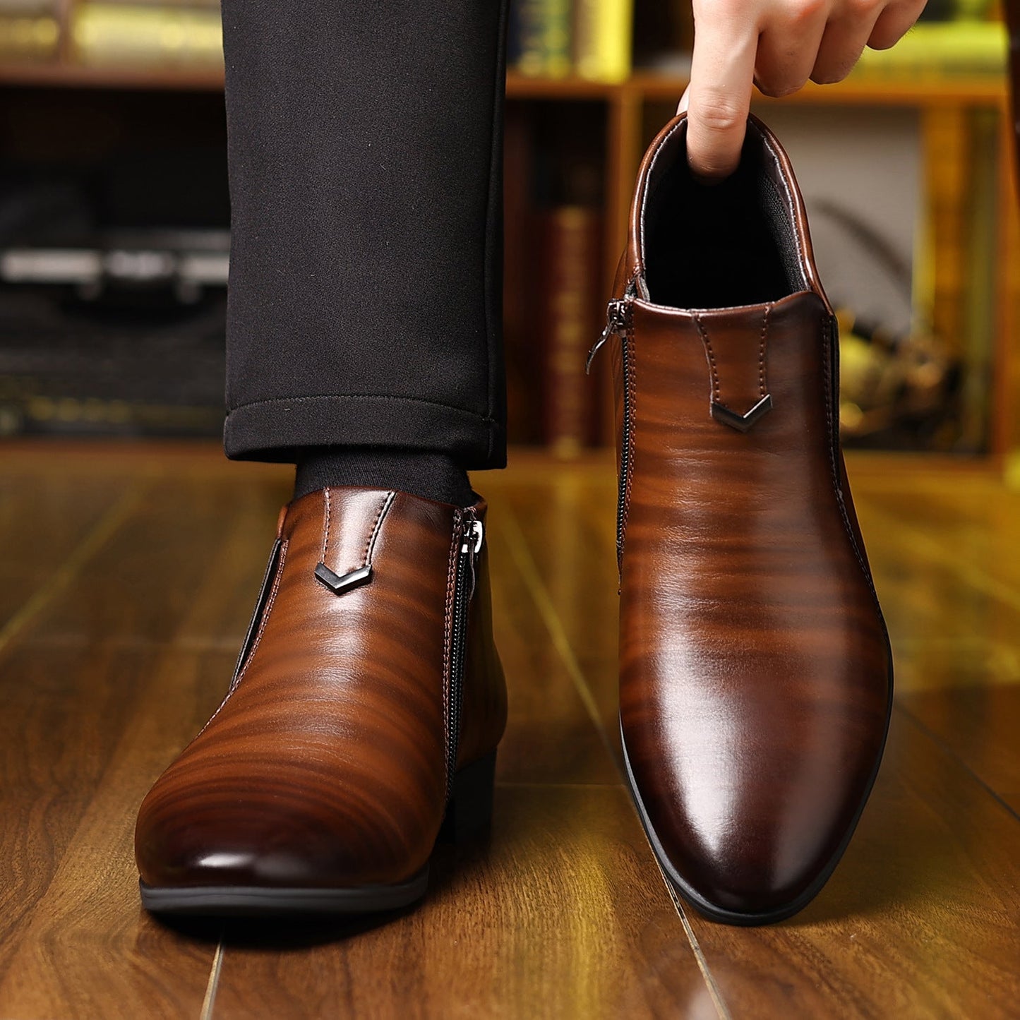 Bottes Cuir Homme Zip Latéral - Oyso - ma