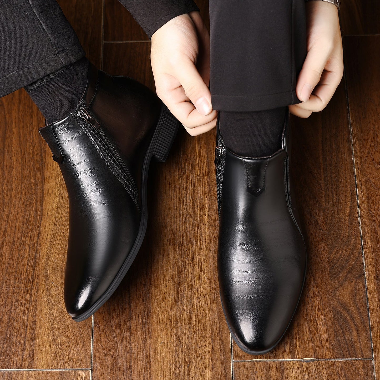 Bottes Cuir Homme Zip Latéral - Oyso - ma