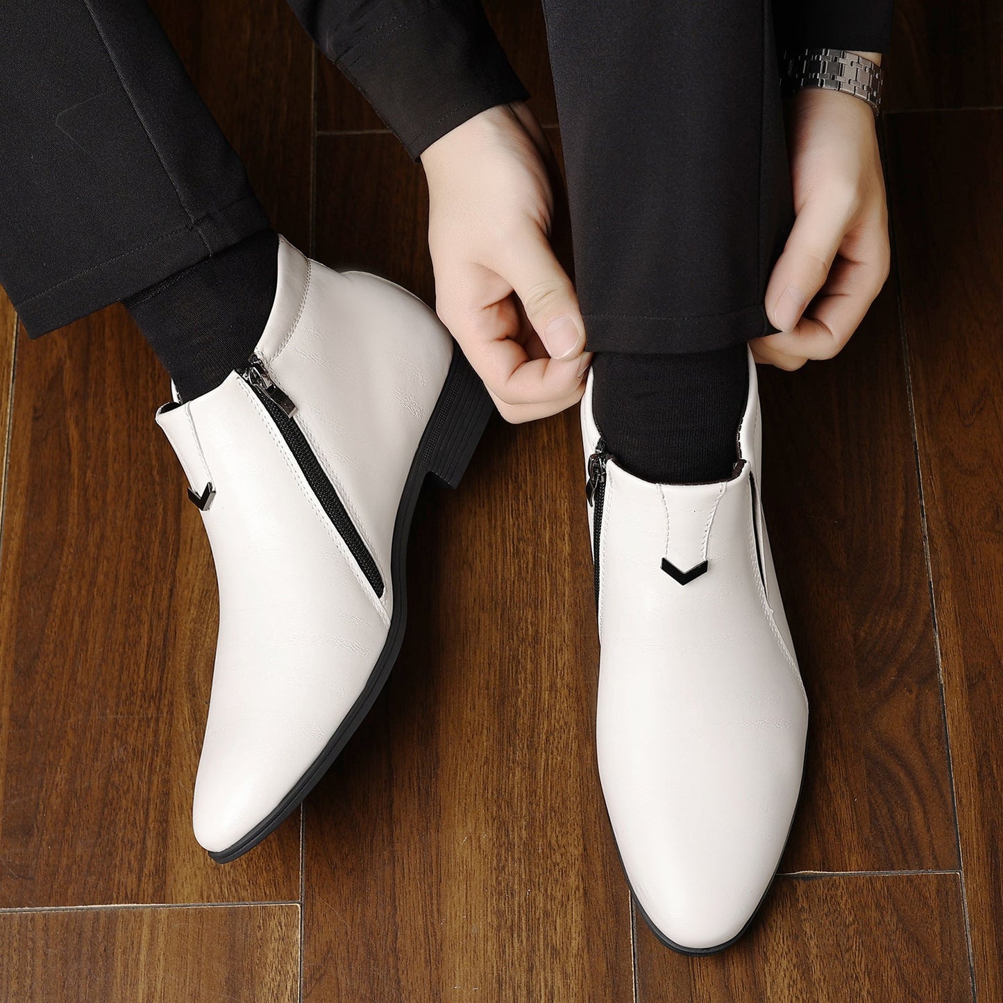 Bottes Cuir Homme Zip Latéral - Oyso - ma