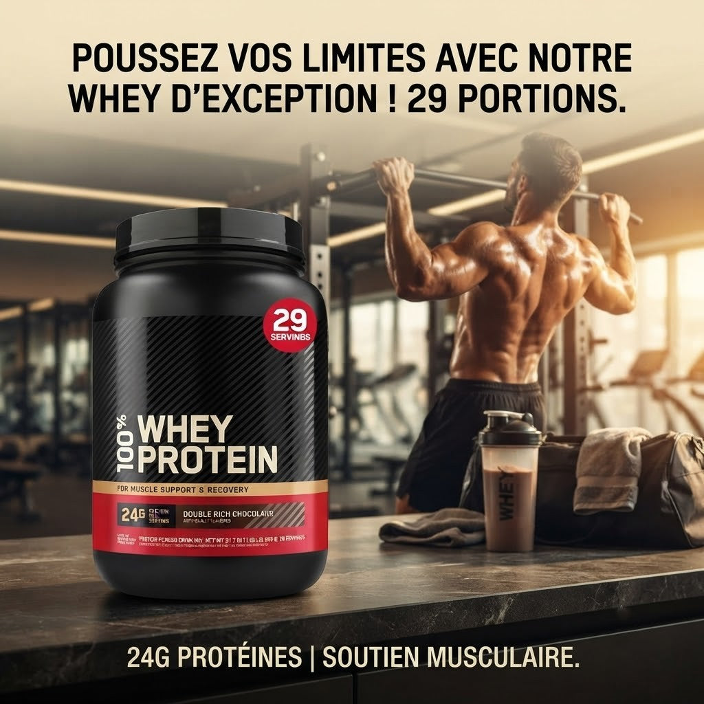 Poudre de protéine de lactosérum pour la supplémentation fitness