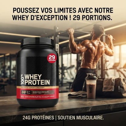 Poudre de protéine de lactosérum pour la supplémentation fitness