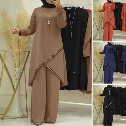 Ensemble Hijab Chemise et Pantalon large