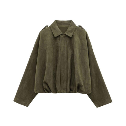 Veste Bombardier en Daim
