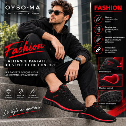 Baskets Running Respirantes en Maille
