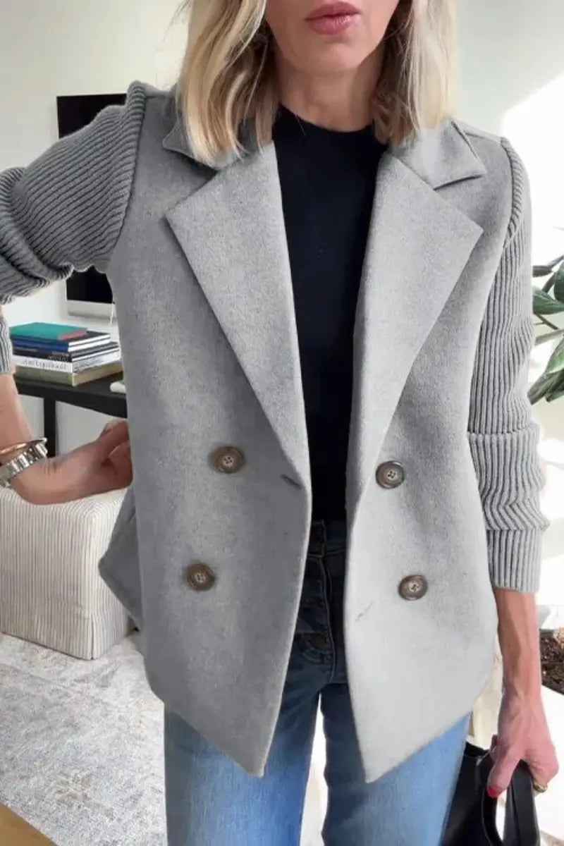 Blazer Femme Élégance Parisienne – Maille & Tailoring