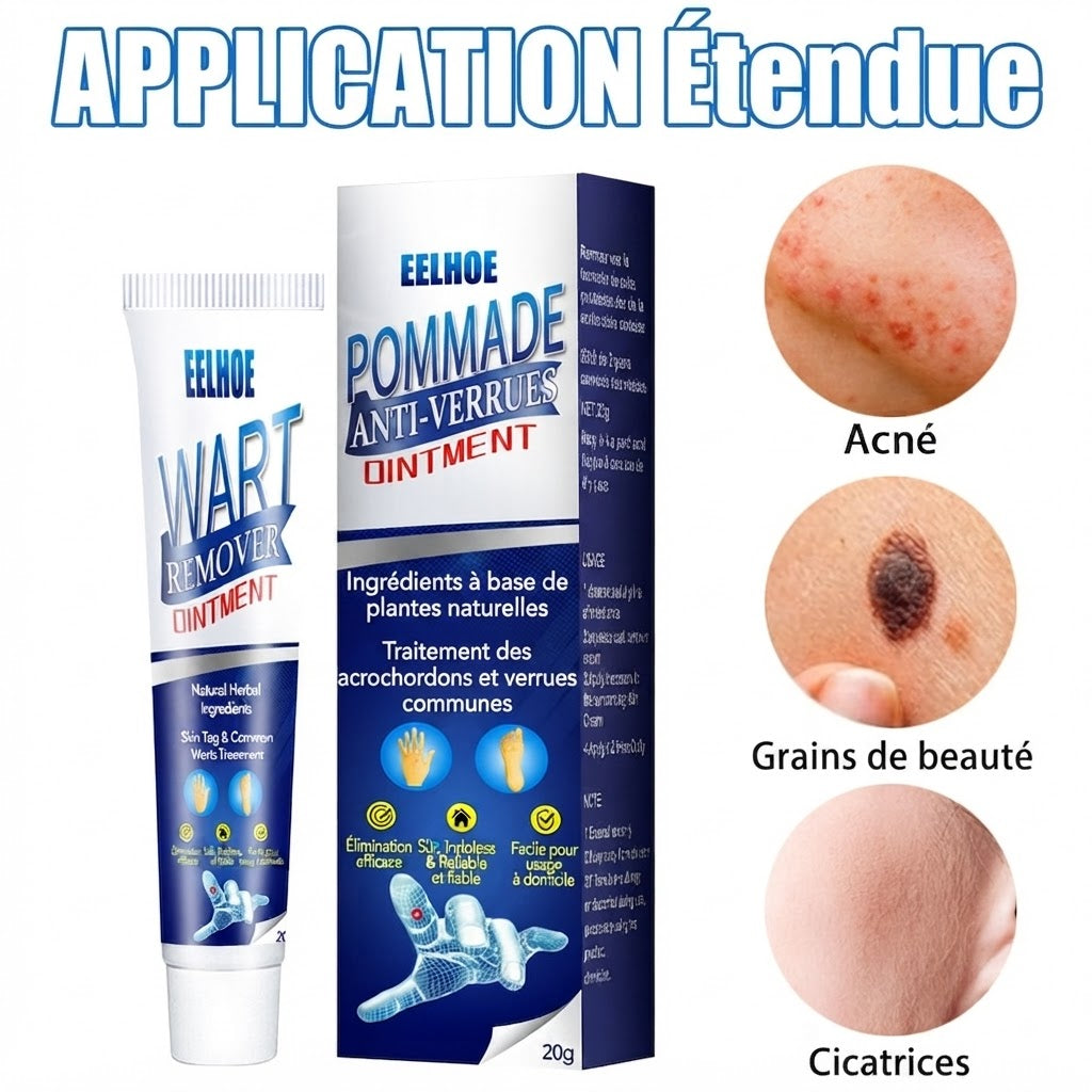 Crème Anti-Verrues & Soin Cutané