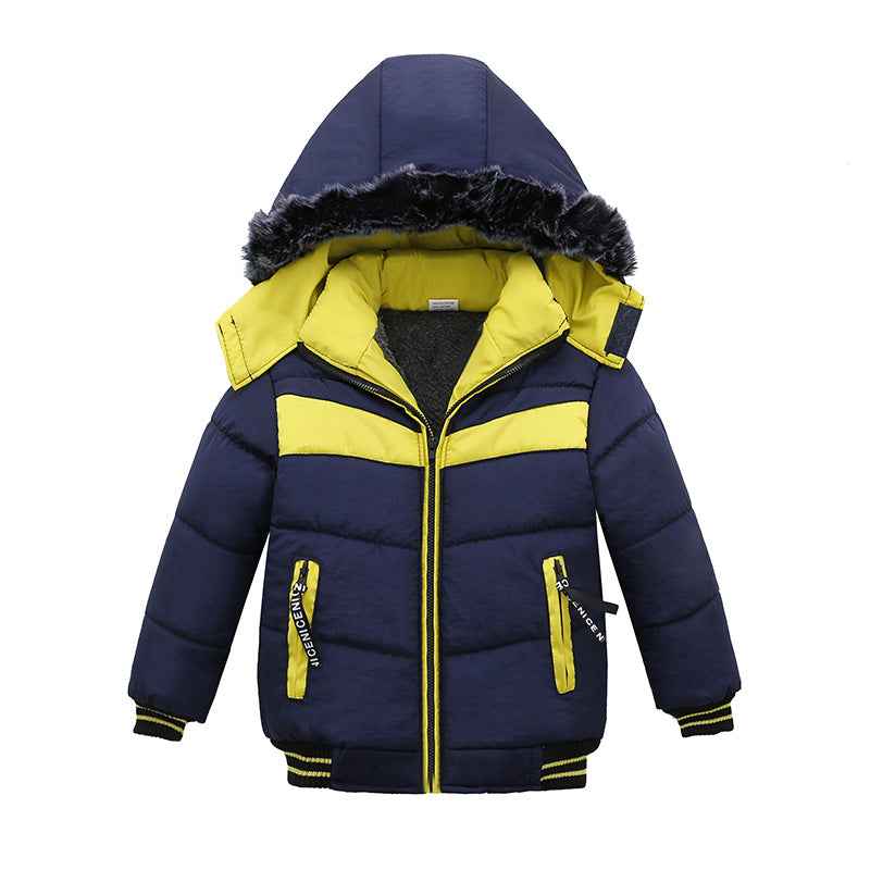 Veste matelassée en coton pour garçons de petite et moyenne taille