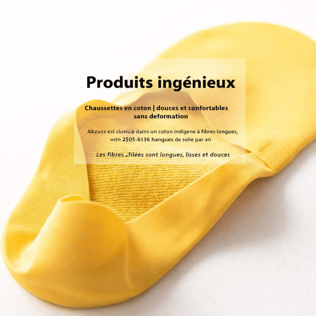 Chaussettes en soie glacée pour femmes , fond en coton fin - Oyso - ma