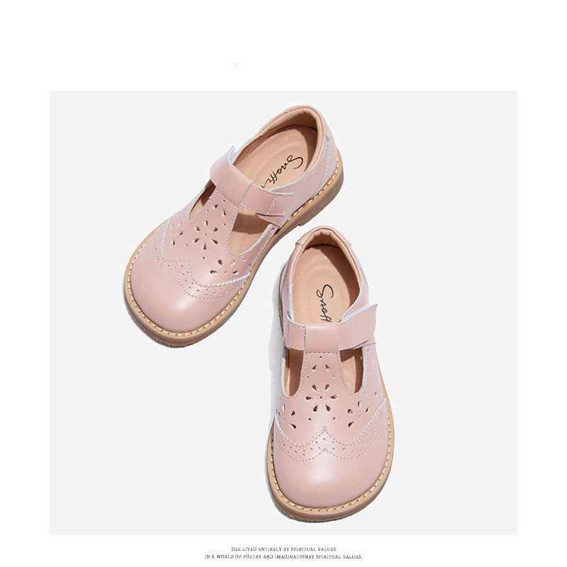 Chaussures de princesse en cuir à semelles souples pour filles - Oyso - ma