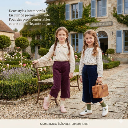 Chaussures de princesse en cuir à semelles souples pour filles - Oyso - ma