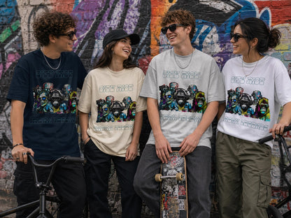 T-shirt col montant écologique unisexe -CITY RIOT-