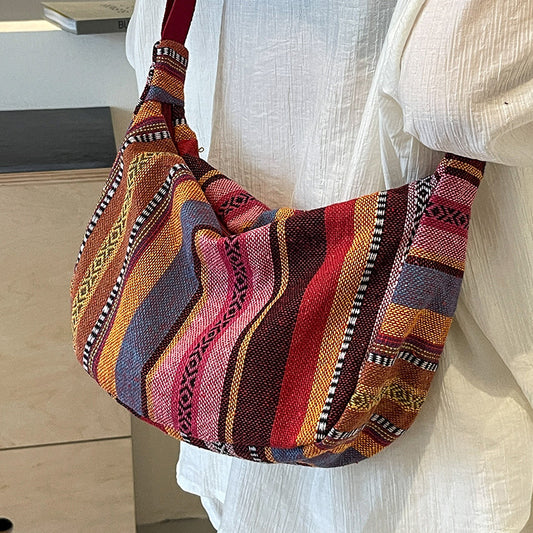 Sac bandoulière style ethnique , nouvelle mode pour femmes