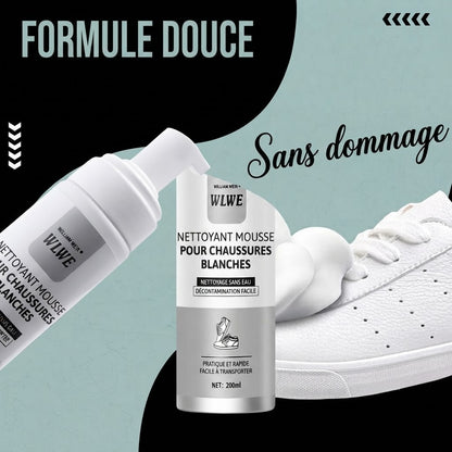 Mousse Nettoyeur de Chaussures Blanches