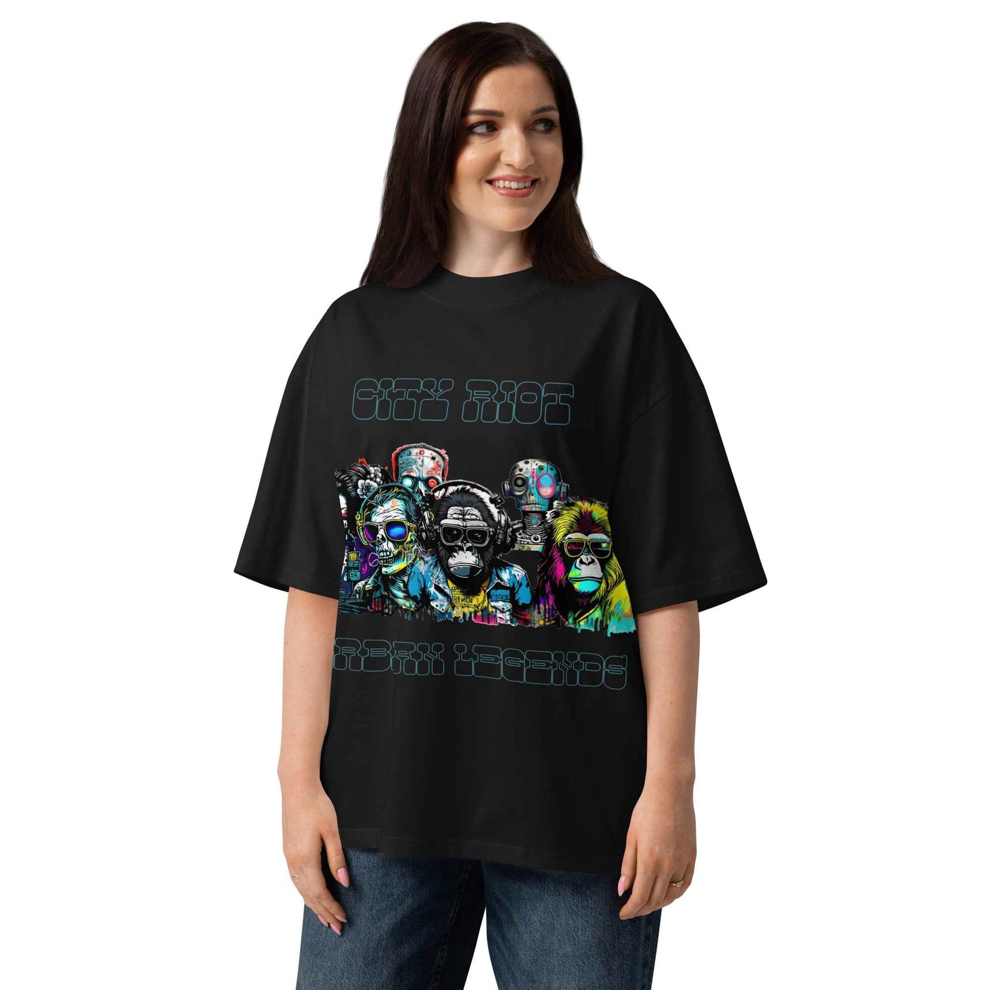 T-shirt col montant écologique unisexe