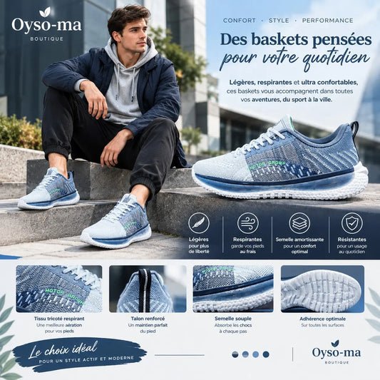 Baskets pour hommes , antidérapantes et d'entraînement en extérieur