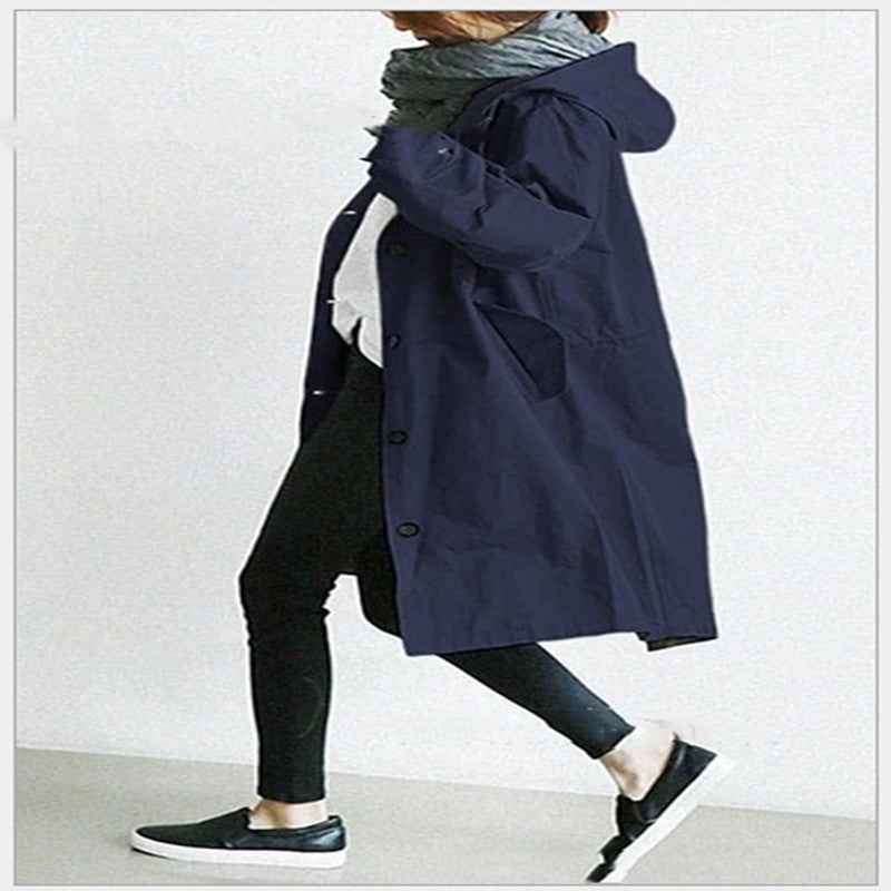 Veste coupe-vent imperméable à capuche