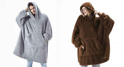 Sweat à capuche avec grande poche, pull confortable et ample