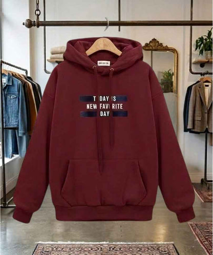 Pull-over ample à capuche pour femmes