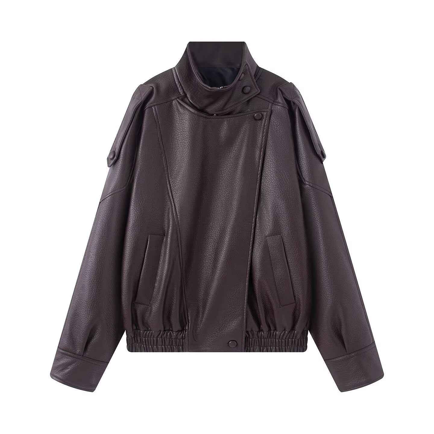 Veste Manteau en Cuir Style Européen , Nouvelle Mode