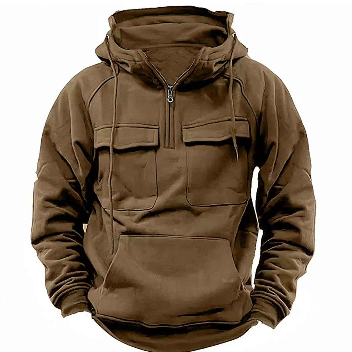 Sweat à capuche zippé pour hommes