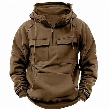 Sweat à capuche zippé pour hommes