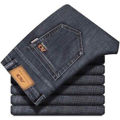 Pantalon Jeans en Conton droits et amples