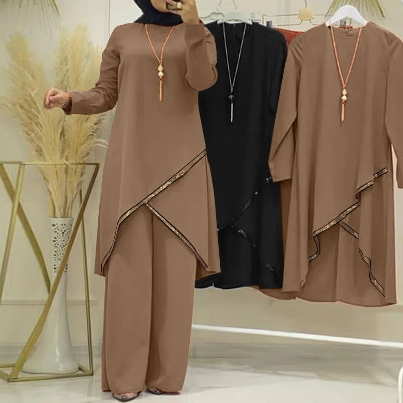 Ensemble Hijab Chemise et Pantalon large