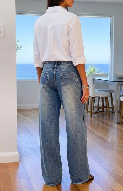 Jeans vintage Délavés