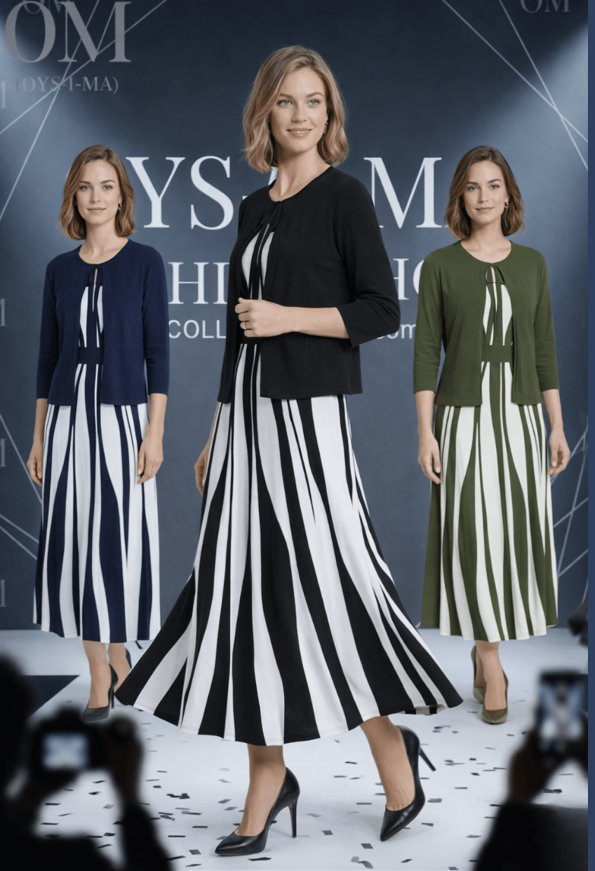Ensemble Robe Imprimé Élancée - Oyso - ma