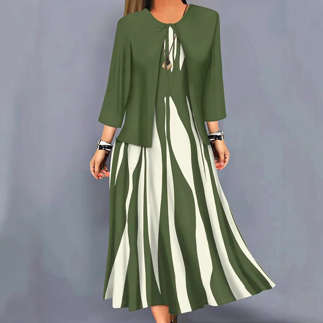 Ensemble Robe Imprimé Élancée - Oyso - ma