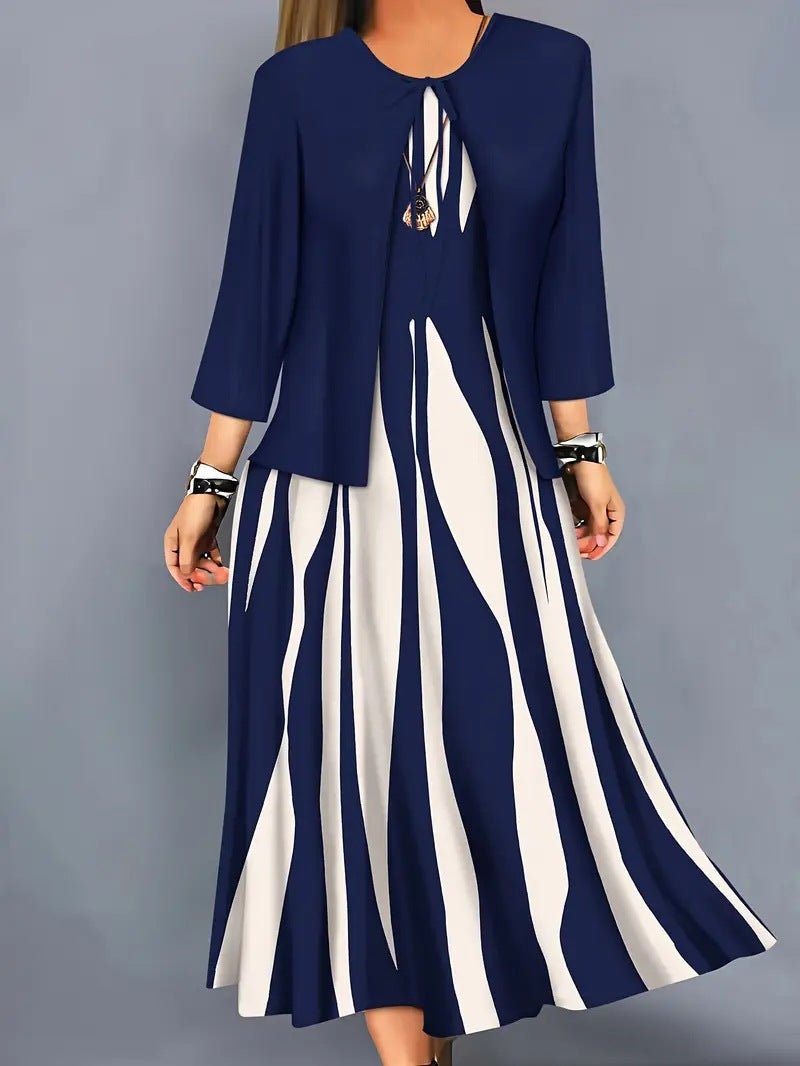 Ensemble Robe Imprimé Élancée - Oyso - ma