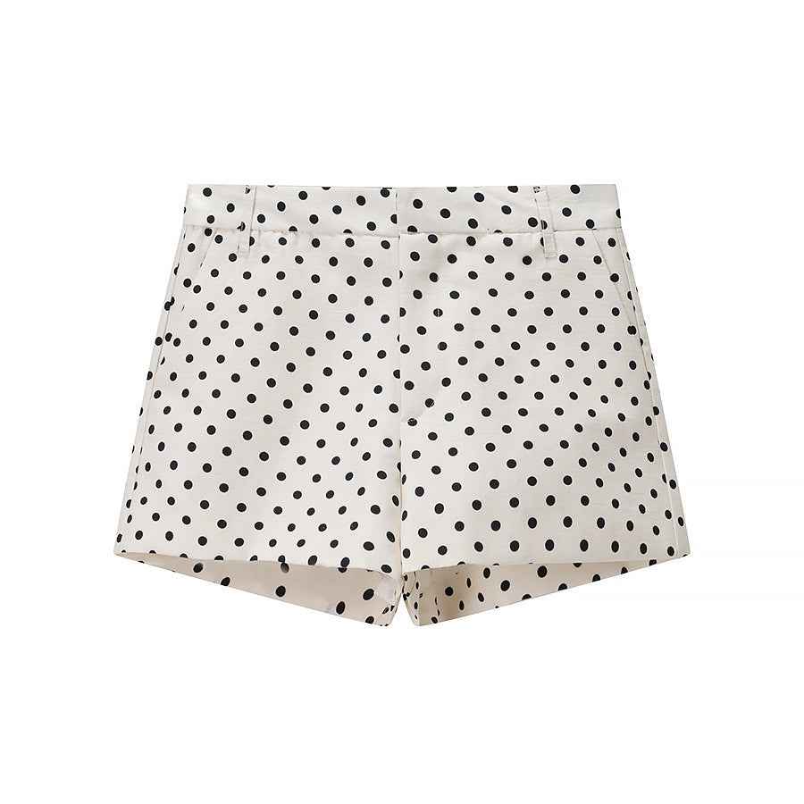 Ensemble Veste Décontractée à Pois avec Shorts - Oyso - ma