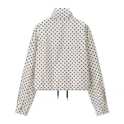 Ensemble Veste Décontractée à Pois avec Shorts - Oyso - ma