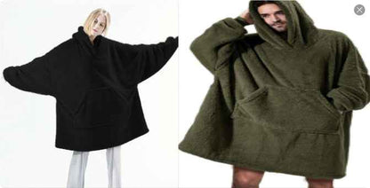 Sweat à capuche avec grande poche, pull confortable et ample