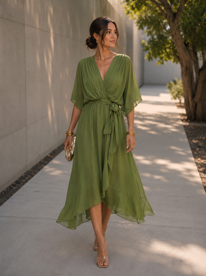 Robe à manches Papillon pour femmes