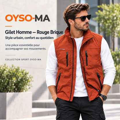 Veste sans manches décontractée pour hommes