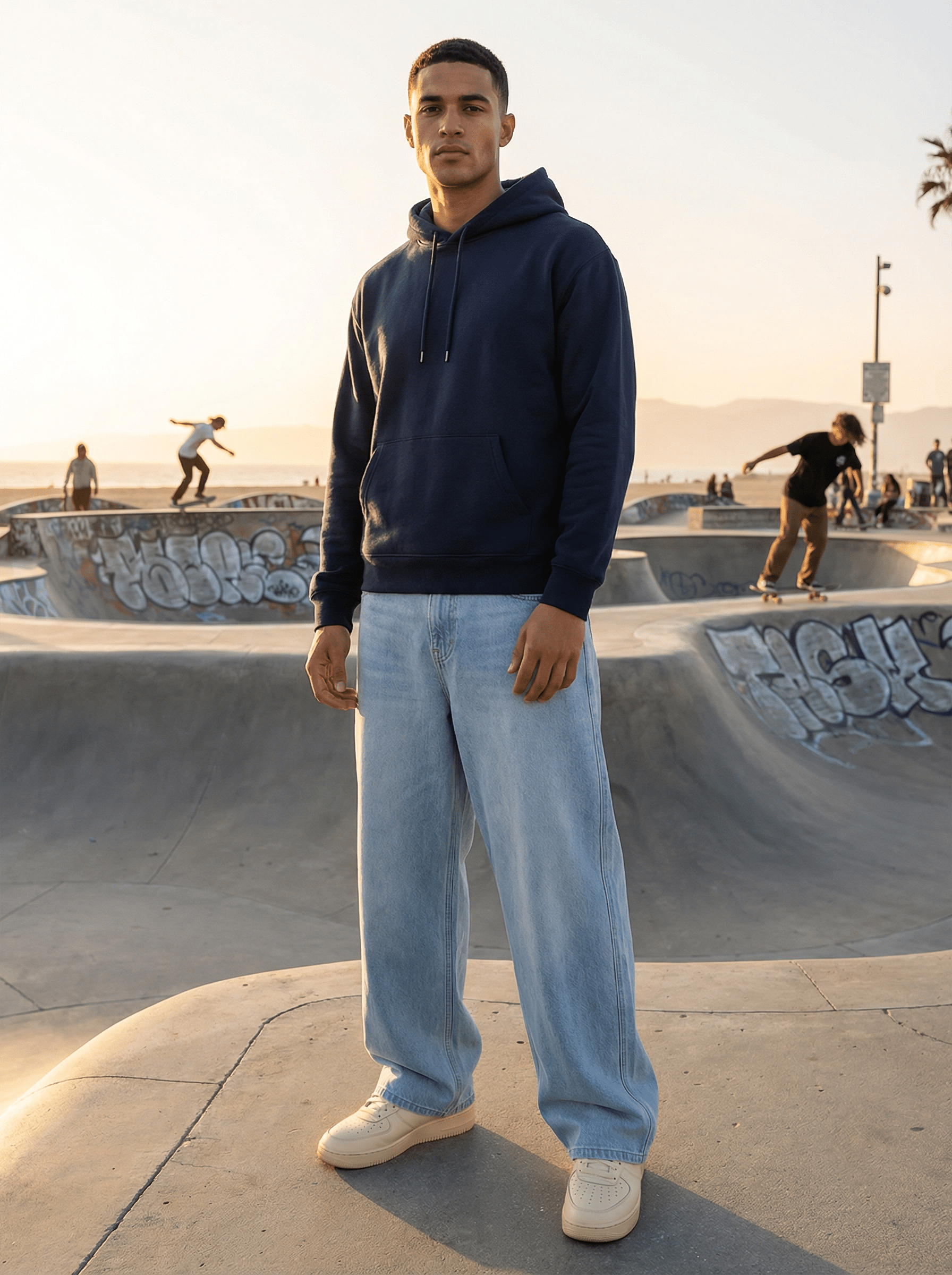 Jean droit ample pour hommes de style Tendance - Oyso - ma