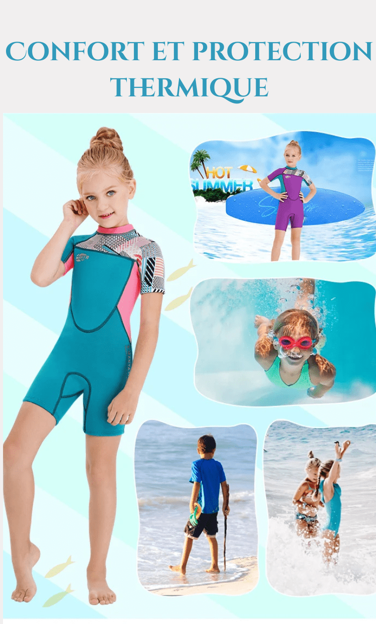 maillots de bain à manches courtes pour Enfants - Oyso - ma