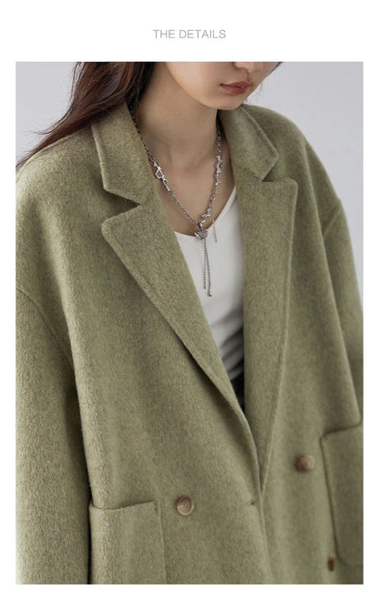Manteau en laine double face pour femmes - Oyso - ma